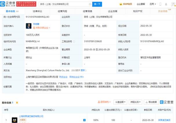 笑果文化成立新公司，跨界布局动漫游戏与经纪服务领域